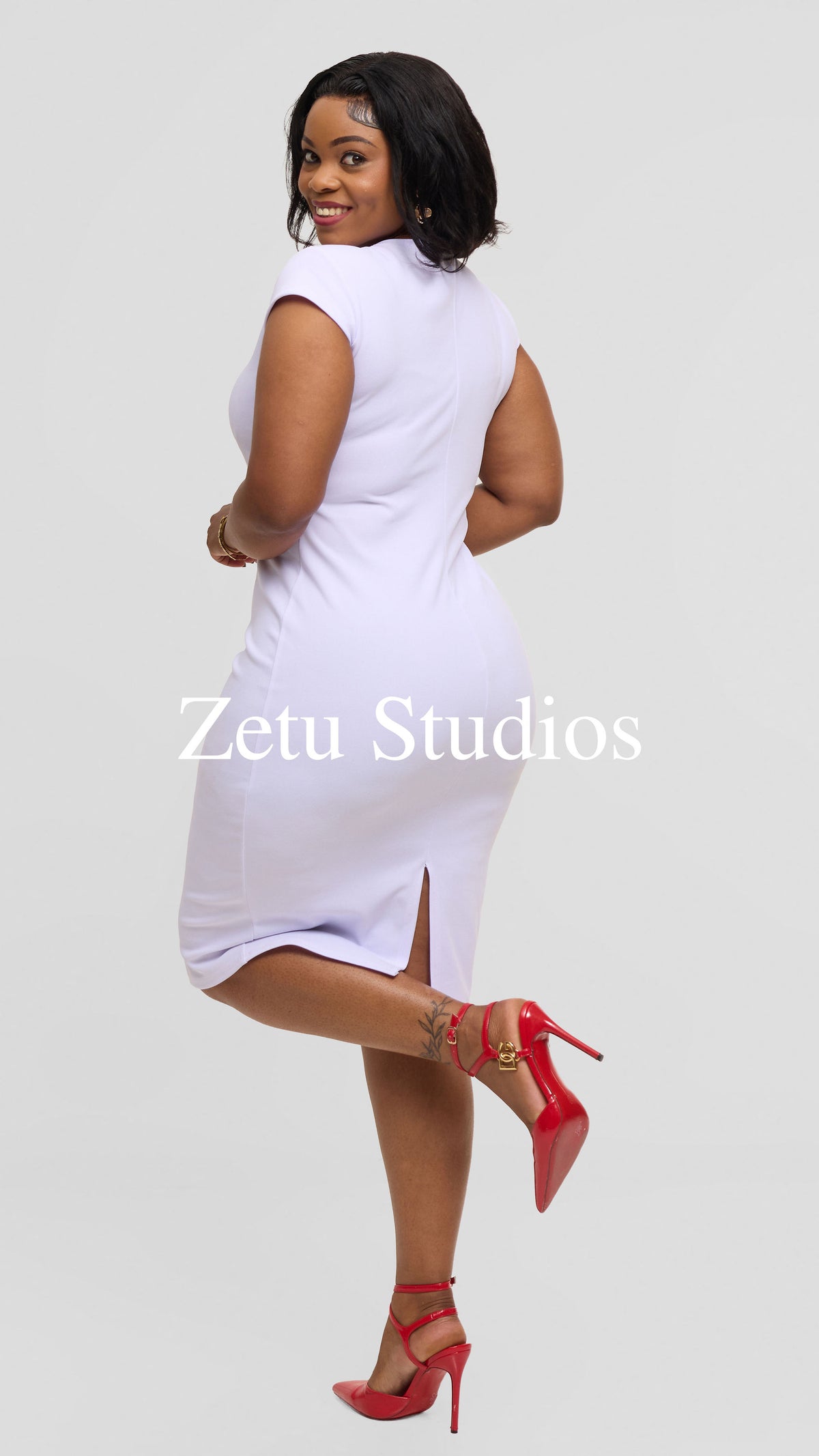 Iris Bodycon Dress - White