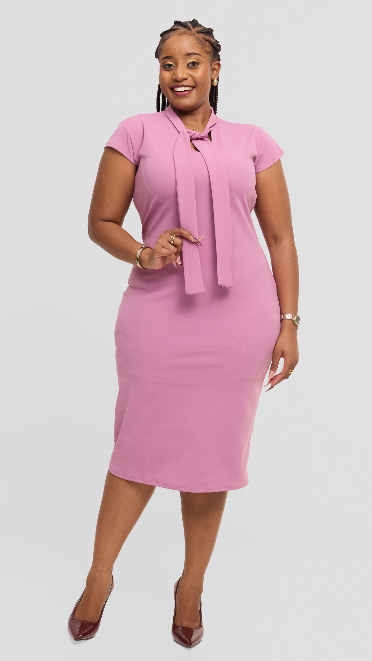 Keri Bodycon Dress - Pink