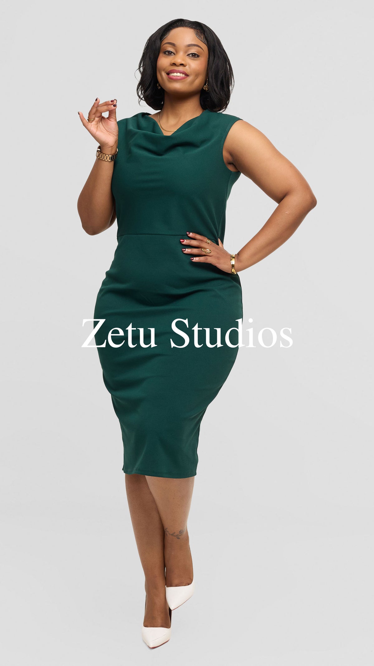 Morgan Bodycon Dress - Green