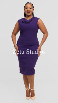 Lucia Bodycon Dress - Purple