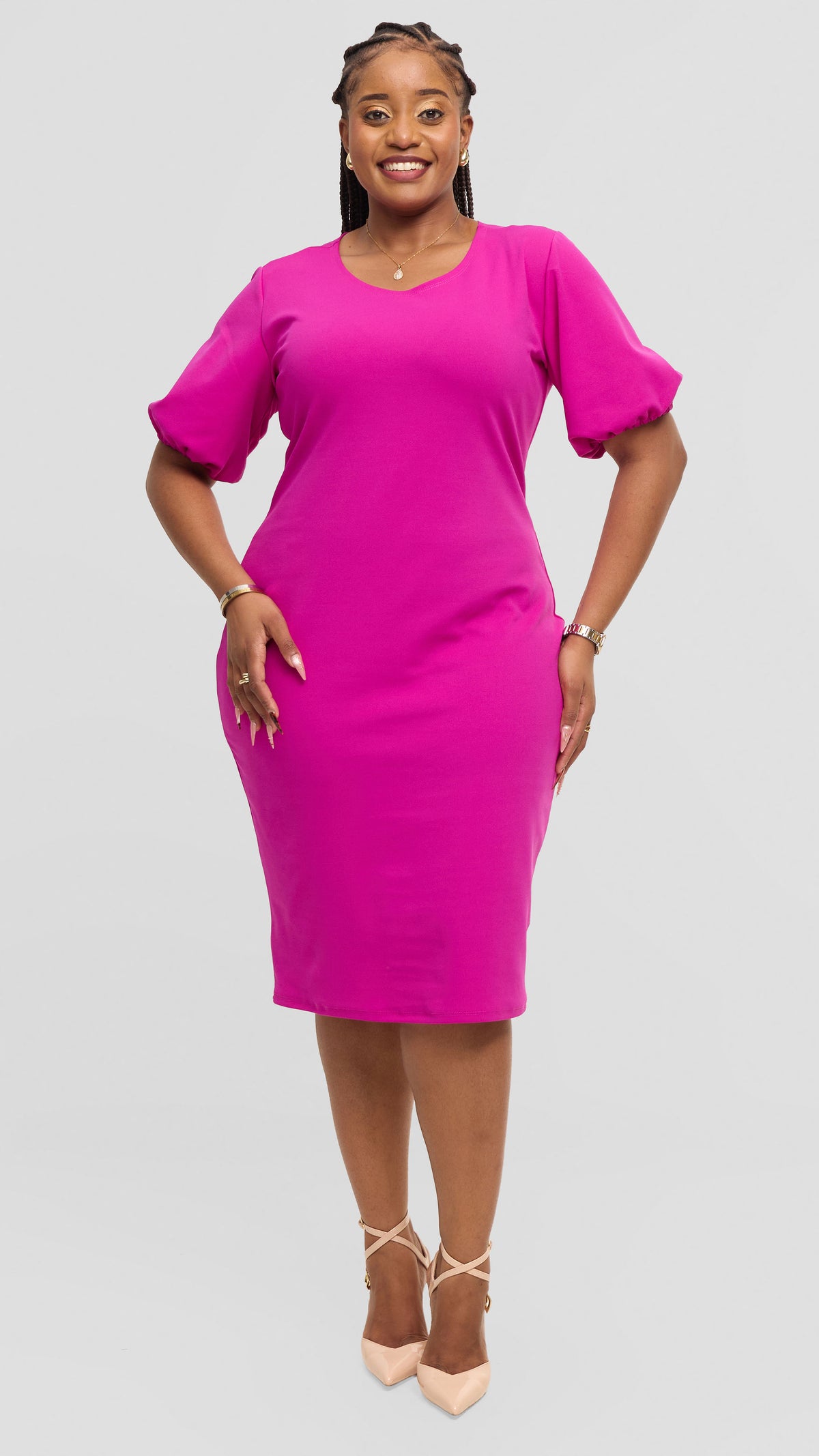 Keke Bodycon Dress - Pink