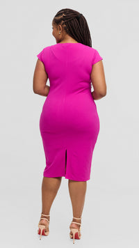 Zoe Bodycon Dress - Pink
