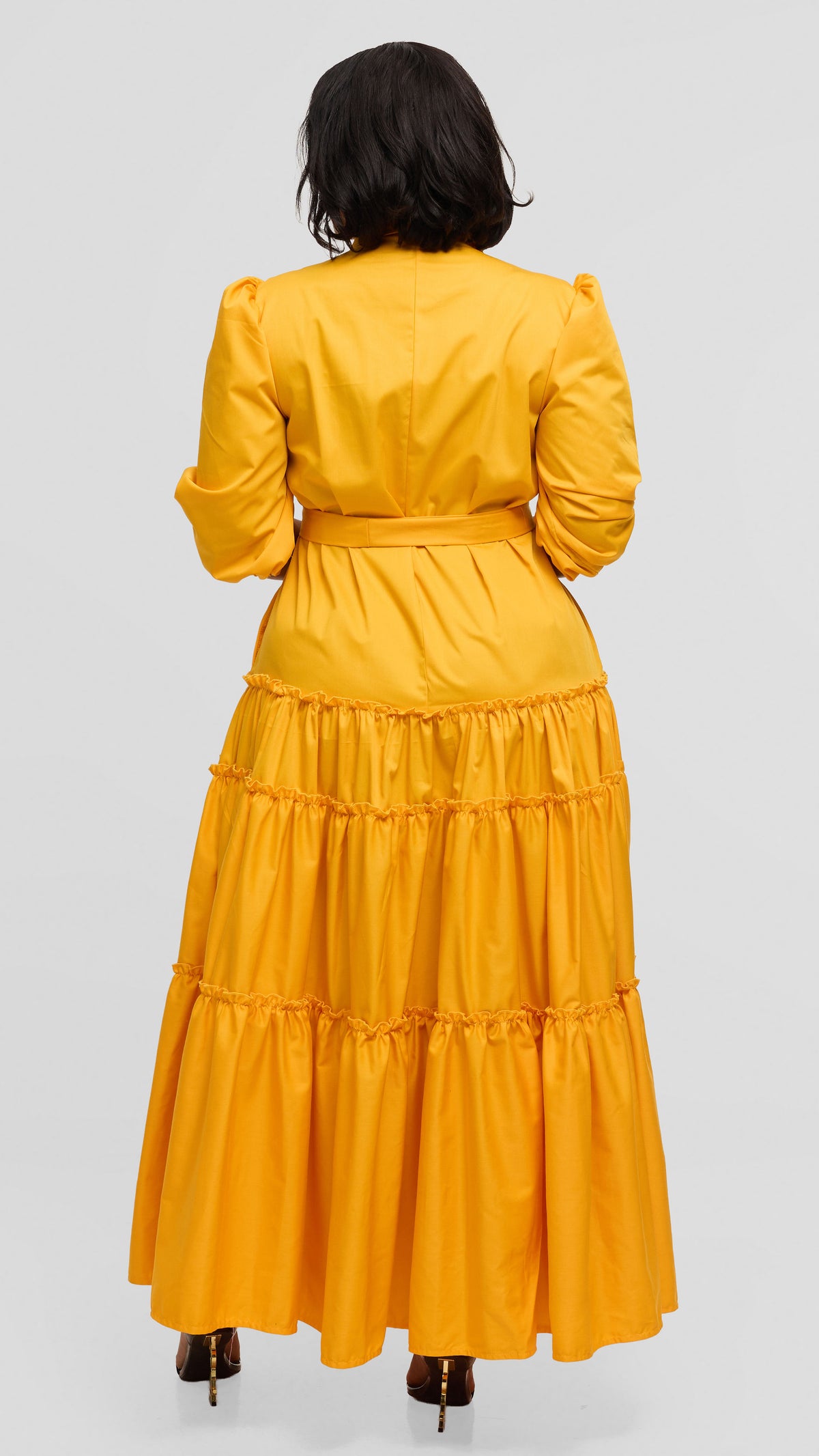 Viola  Maxi Dress - Mustard