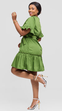 Tatiana Shift Dress - Green
