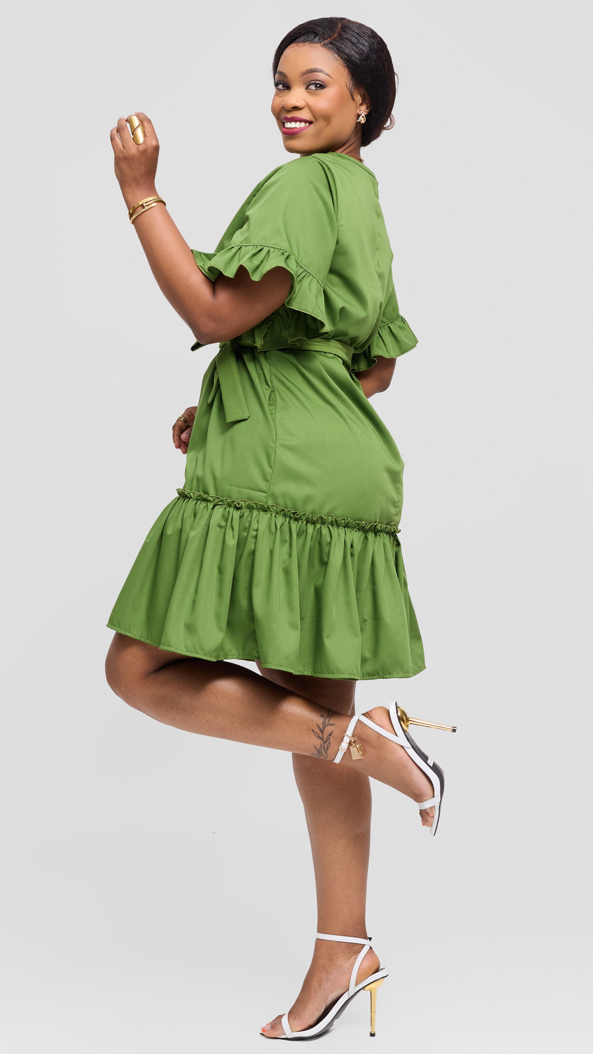 Tatiana Shift Dress - Green