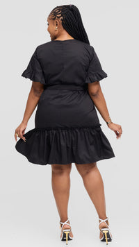 Teresa Shift Dress - Black