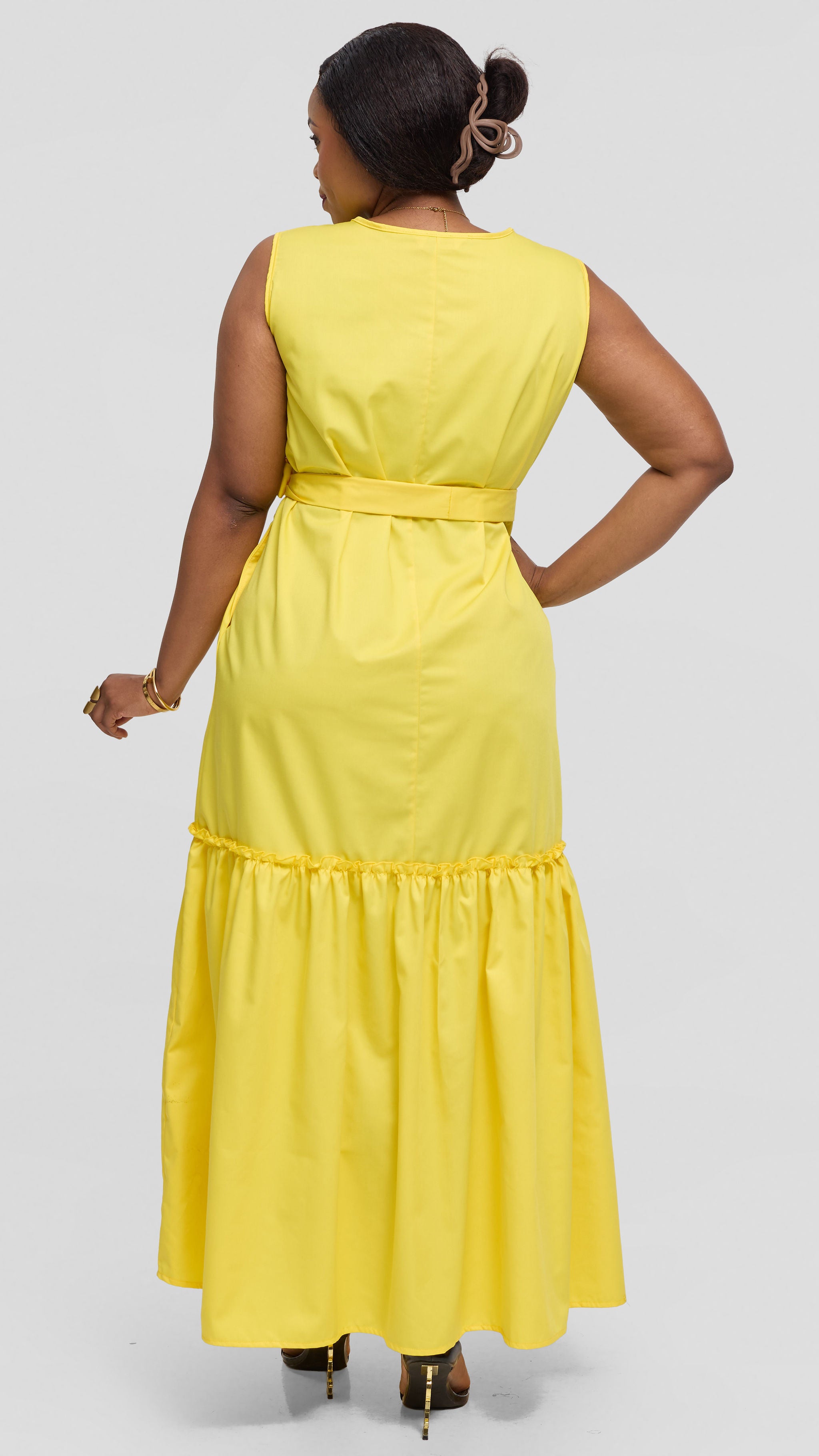 Thea Maxi Dress - Yellow