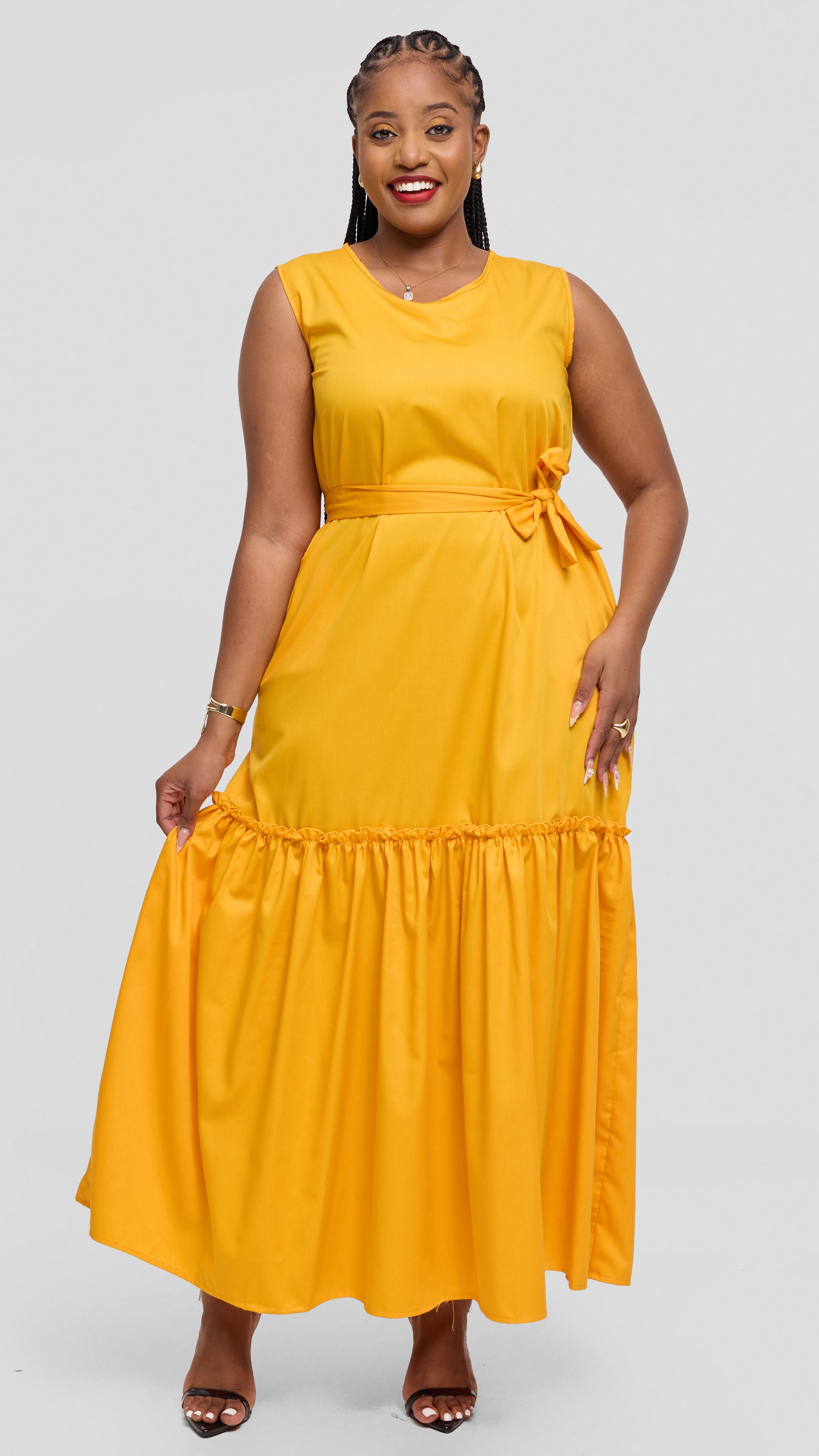 Valentina Maxi Dress - Mustard