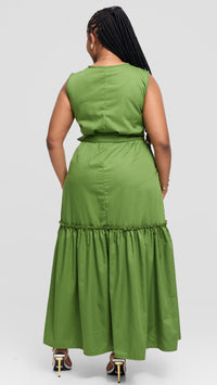 Veronica Maxi Dress - Green