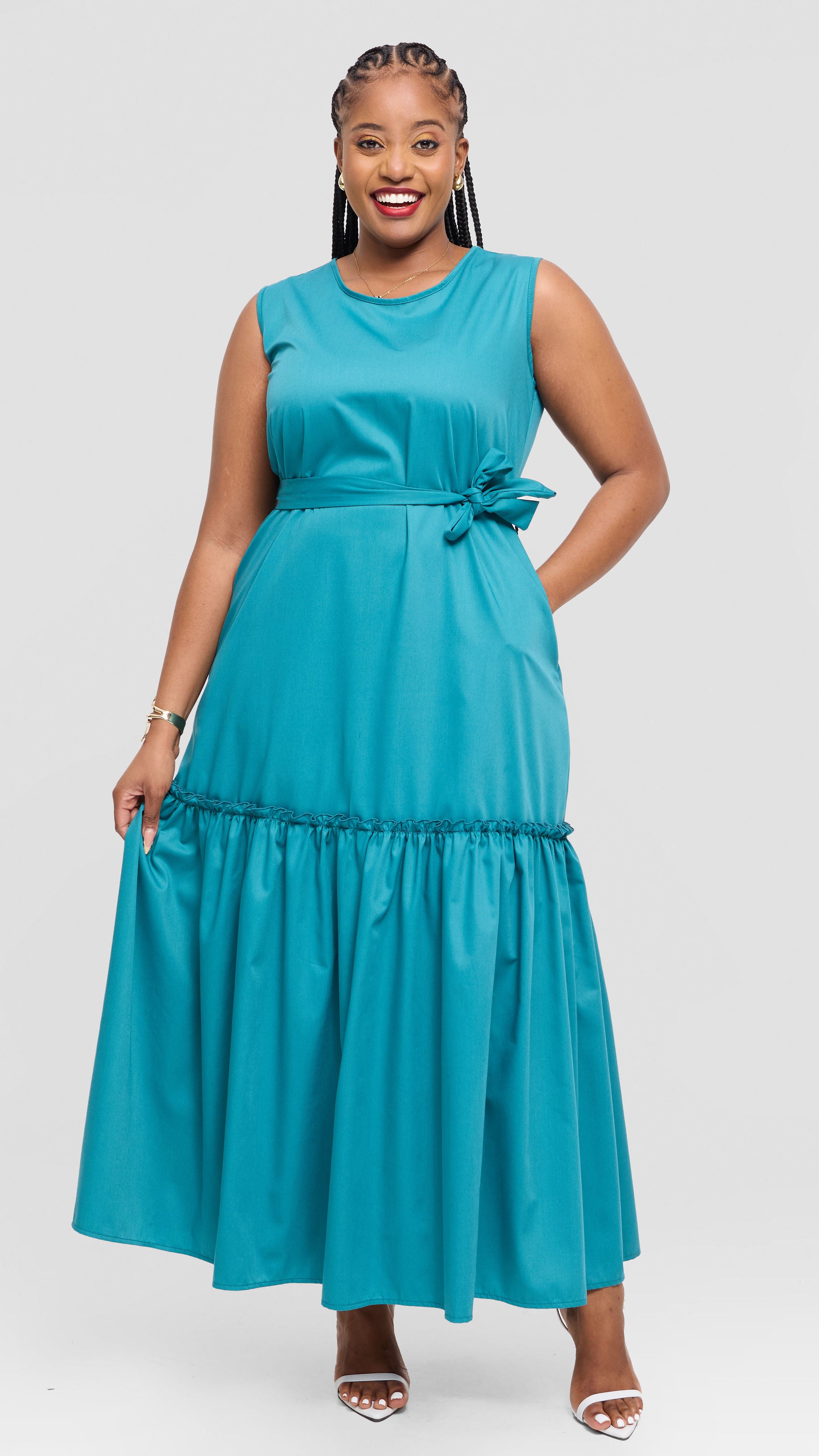 Trinity Maxi Dress - Blue