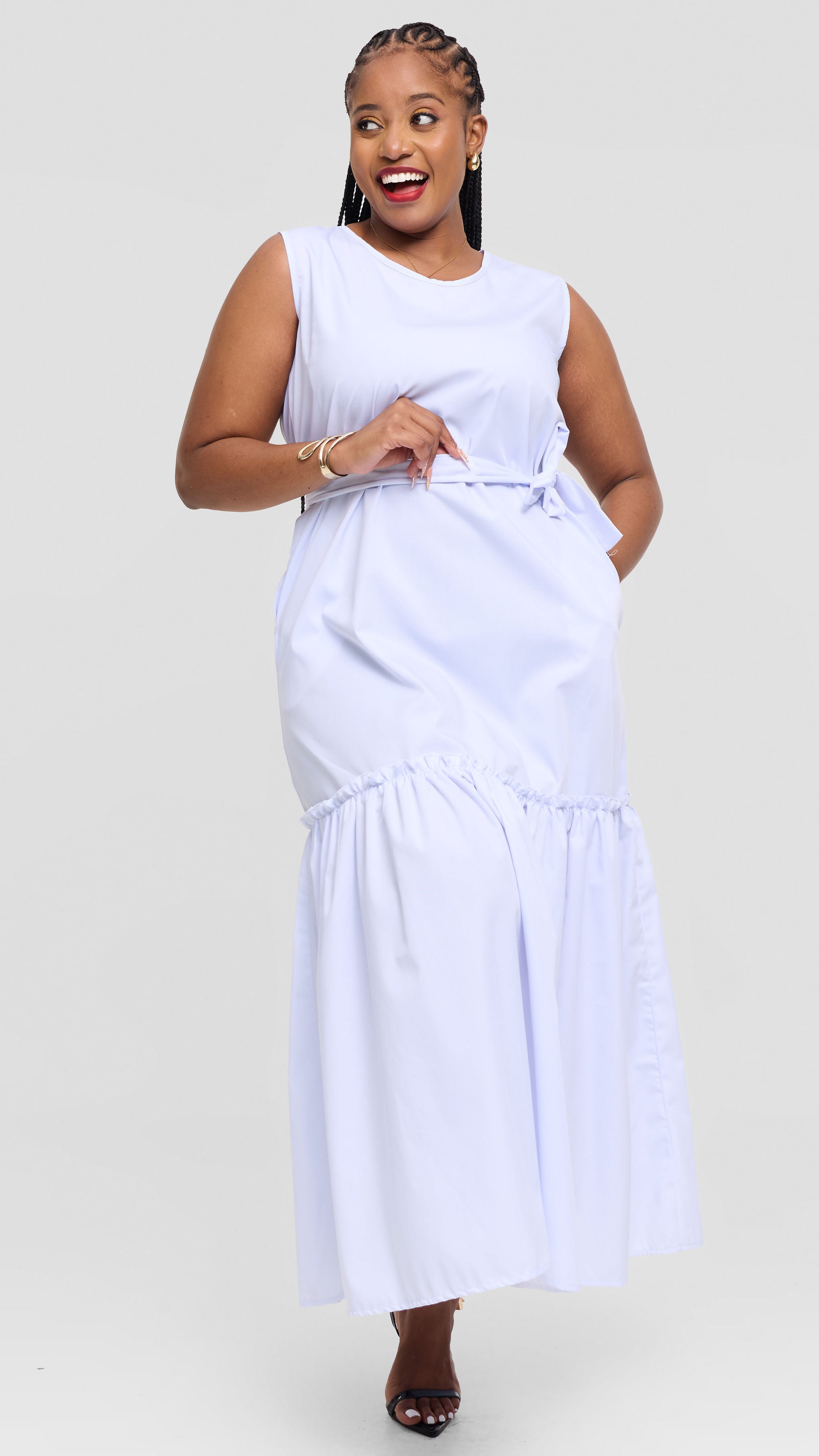 Tifomi Maxi Dress - White