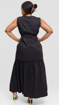 Valeria Maxi Dress - Black