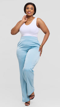 Wunnam Palazzo Pant - Blue