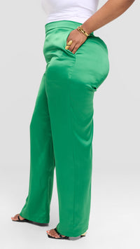 Wunizaligu Palazzo Pant - Green