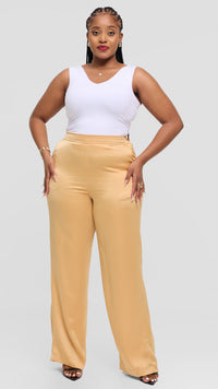 Wuupini Palazzo Pant - Gold