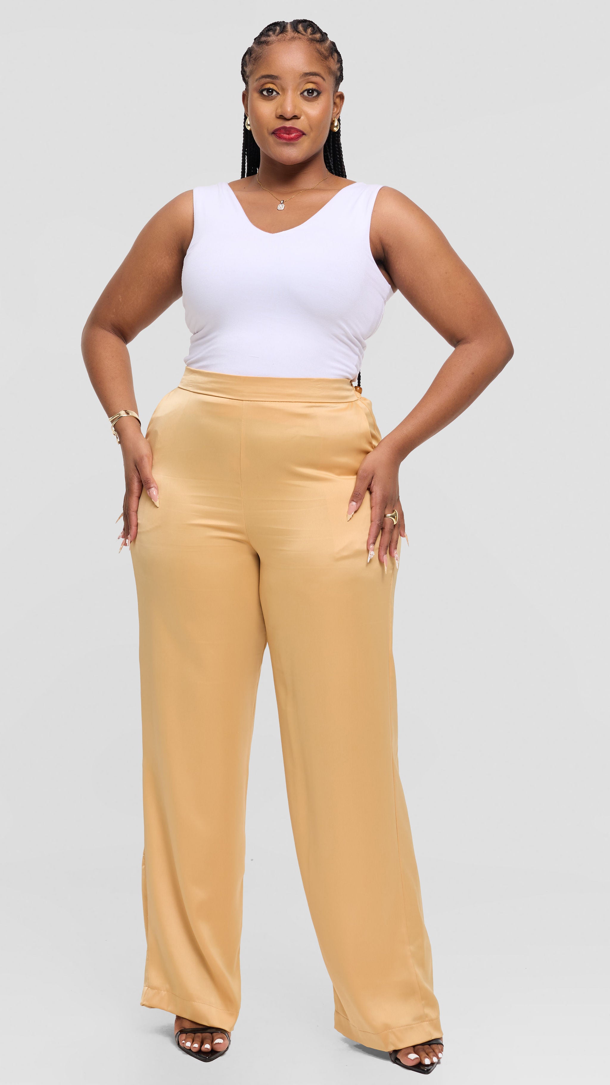 Wuupini Palazzo Pant - Gold