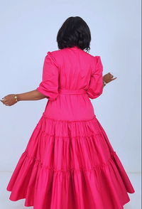 Aisha Maxi Dress - Pink