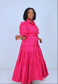 Aisha Maxi Dress - Pink
