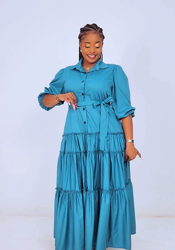 Seraphine Maxi Dress - Blue