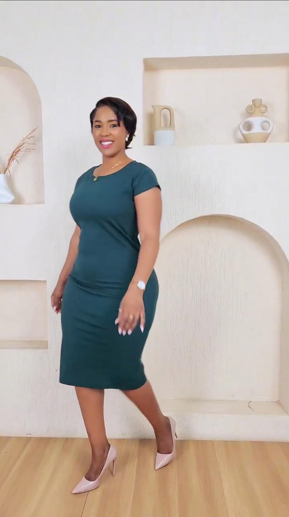 Cora Bodycon Dress - Green