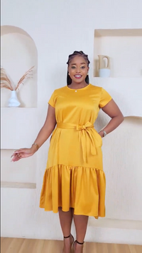 Zaa Hyaya Maxi Dress - Mustard