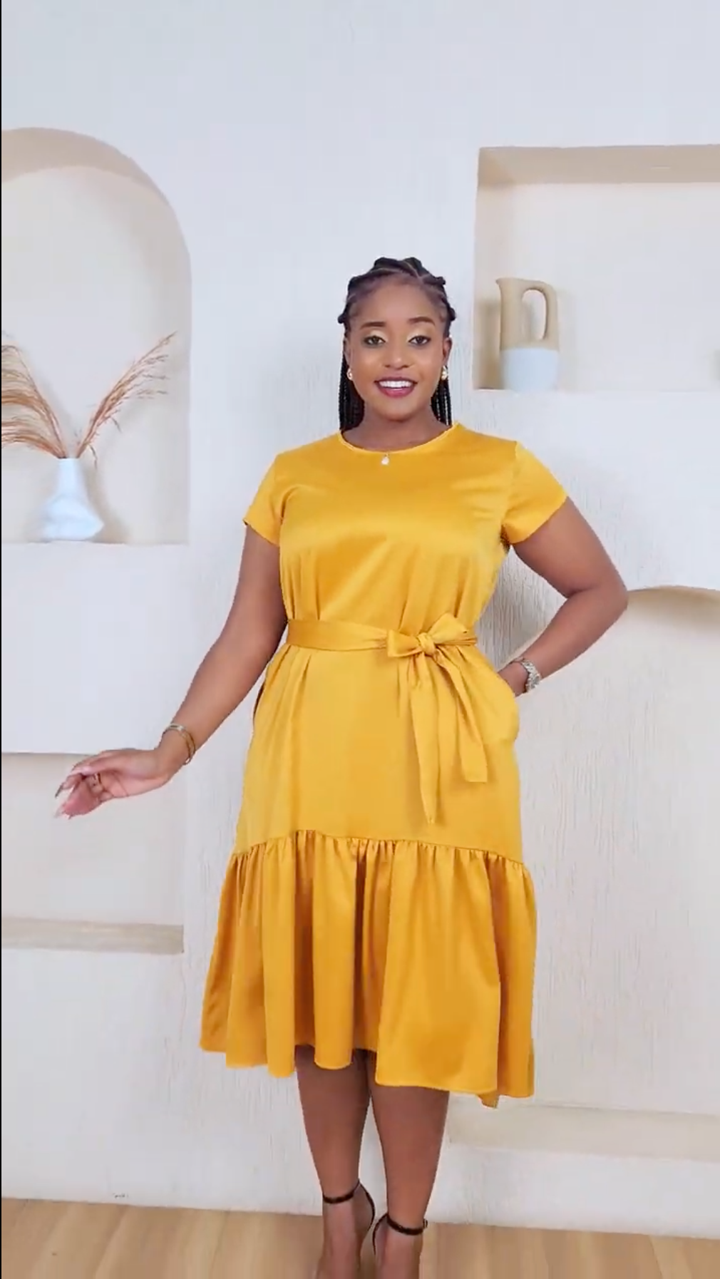 Zaa Hyaya Maxi Dress - Mustard