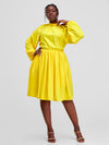 Coco Skater Dress - Yellow