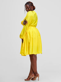 Coco Skater Dress - Yellow