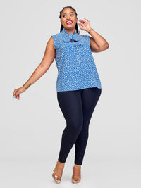 Freya Top - Blue