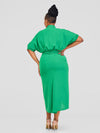 Amber Ruched Dress - Green