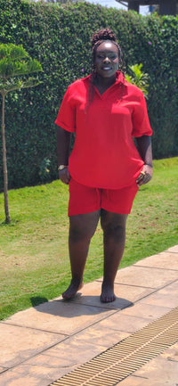 Darleen Short  Set - Red