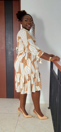 Friday Shirt Dress - Cream Beige