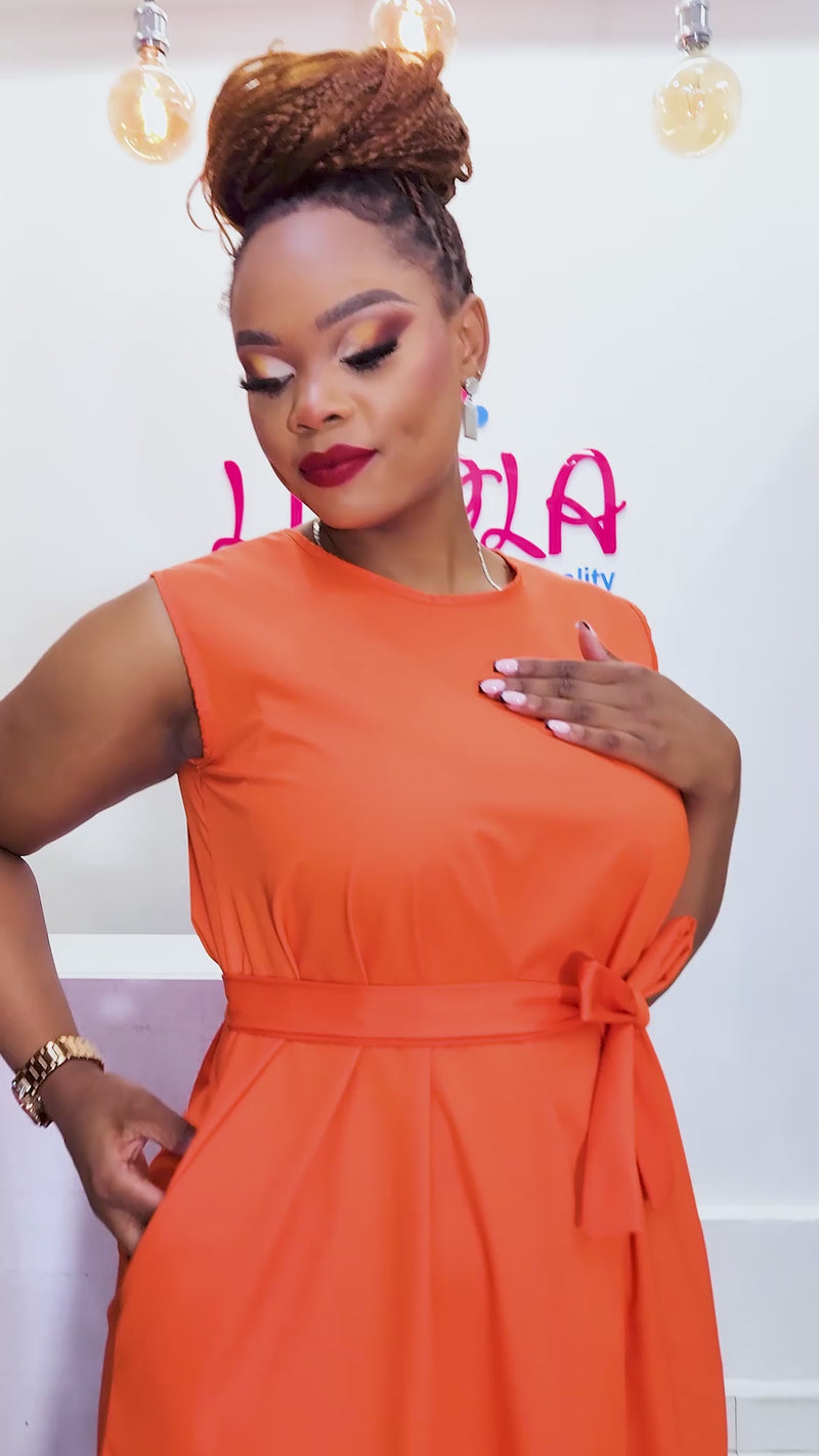 Ella Maxi Dress - Orange