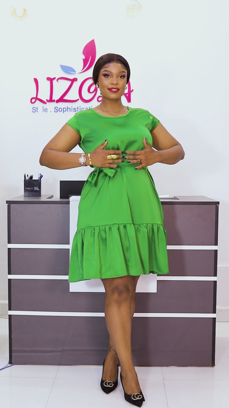 Melody Shift Dress - Green