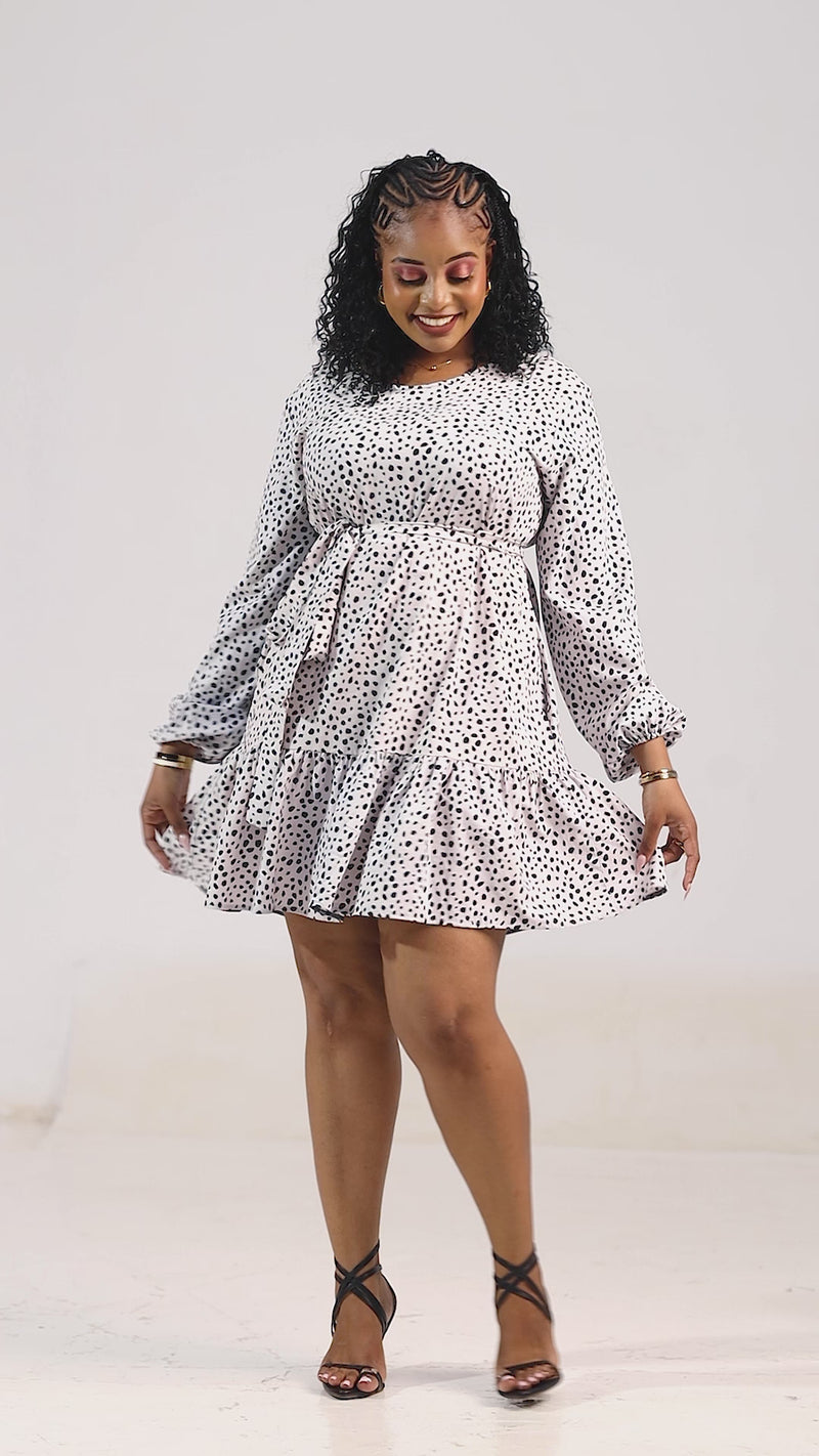 Aluna Shift Dress-White