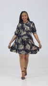 Sade shift dress - Navyblue