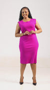 Ada Bodycon Dress-Pink
