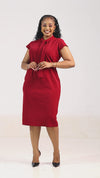 Kimber Bodycon Dress-RED