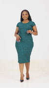 Kimora Bodycon Dress-Green