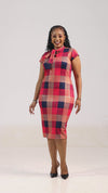Aburu Bodycon Dress-Pink