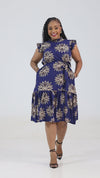 Umukoko Shirt Dress - Navyblue