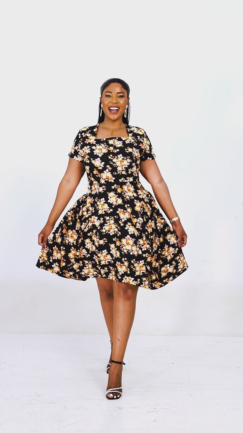 Andani Shift Dress- Beige